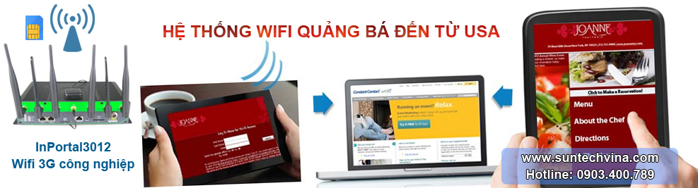 Giải pháp mạng wifi cho khách sạn kết hợp wifi marketing