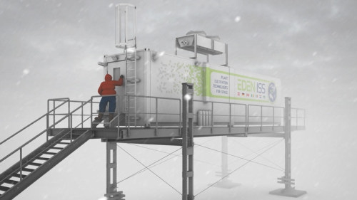Container trồng rau bằng đèn LED thử nghiệm tại Nam Cực trước khi đưa lên Sao Hỏa